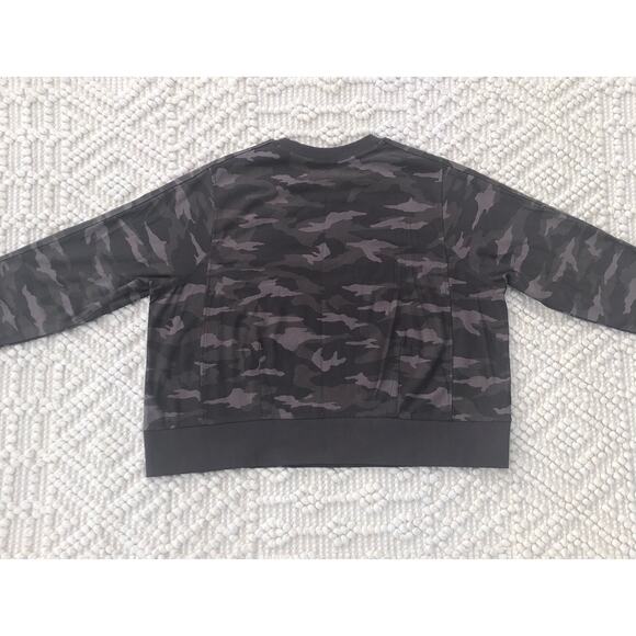 Athleta Farallon Camo Crewneck Sweatshirt Plus 1X - Picture 6 of 6